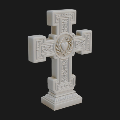 Carved Relief Wall Cross Design 471 3D Print Model