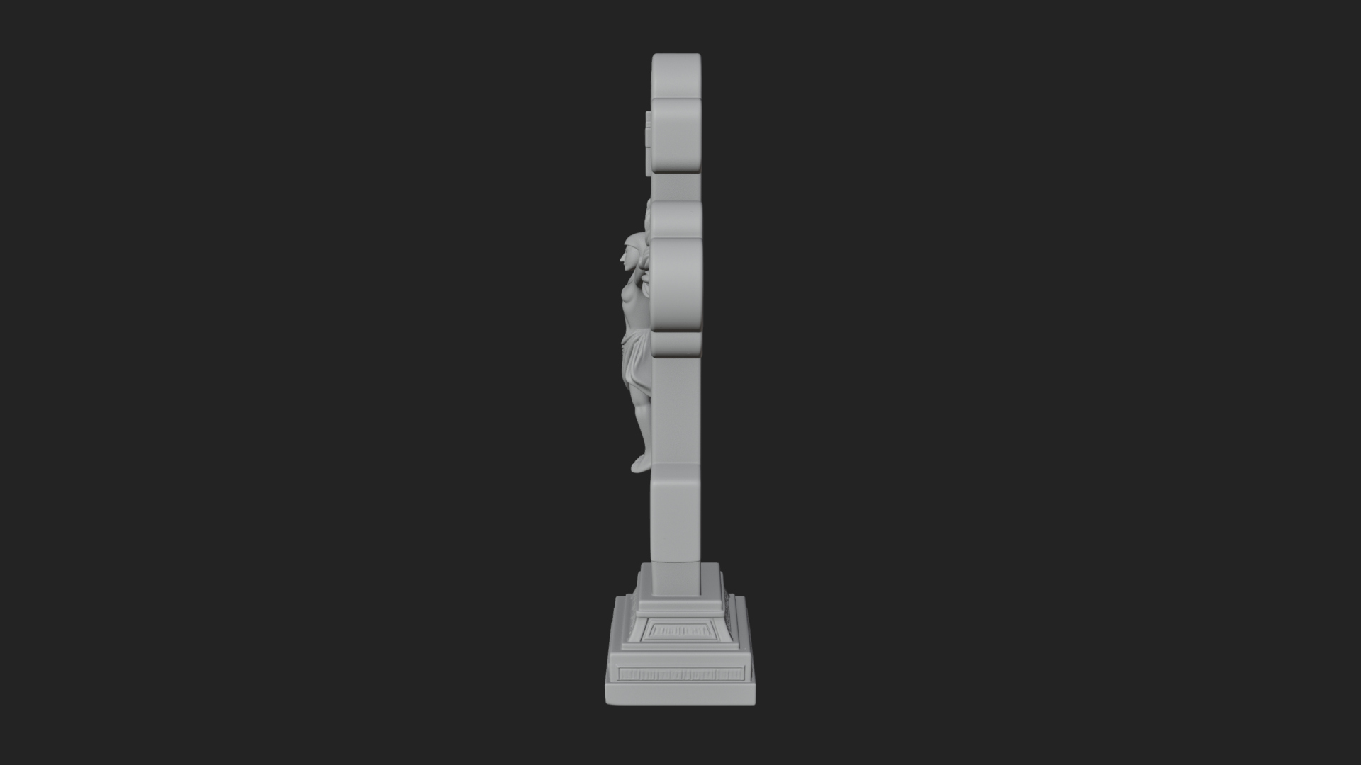 Carved Relief Wall Cross Design 472 3D Print Model 3D Model