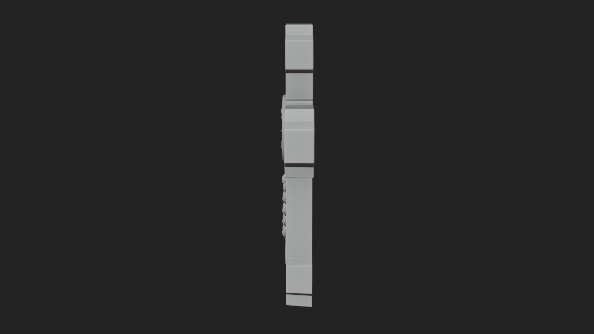 Carved Relief Wall Cross Design 485 3D Print Model 3D Model