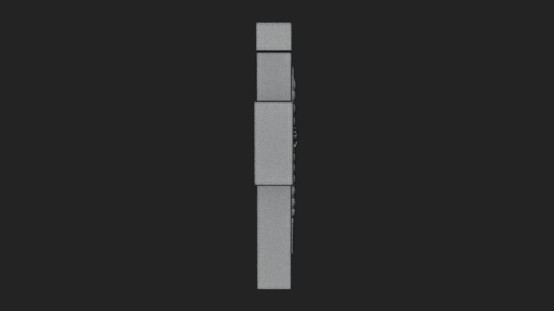 Carved Relief Wall Cross Design 486 3D Print Model 3D Model