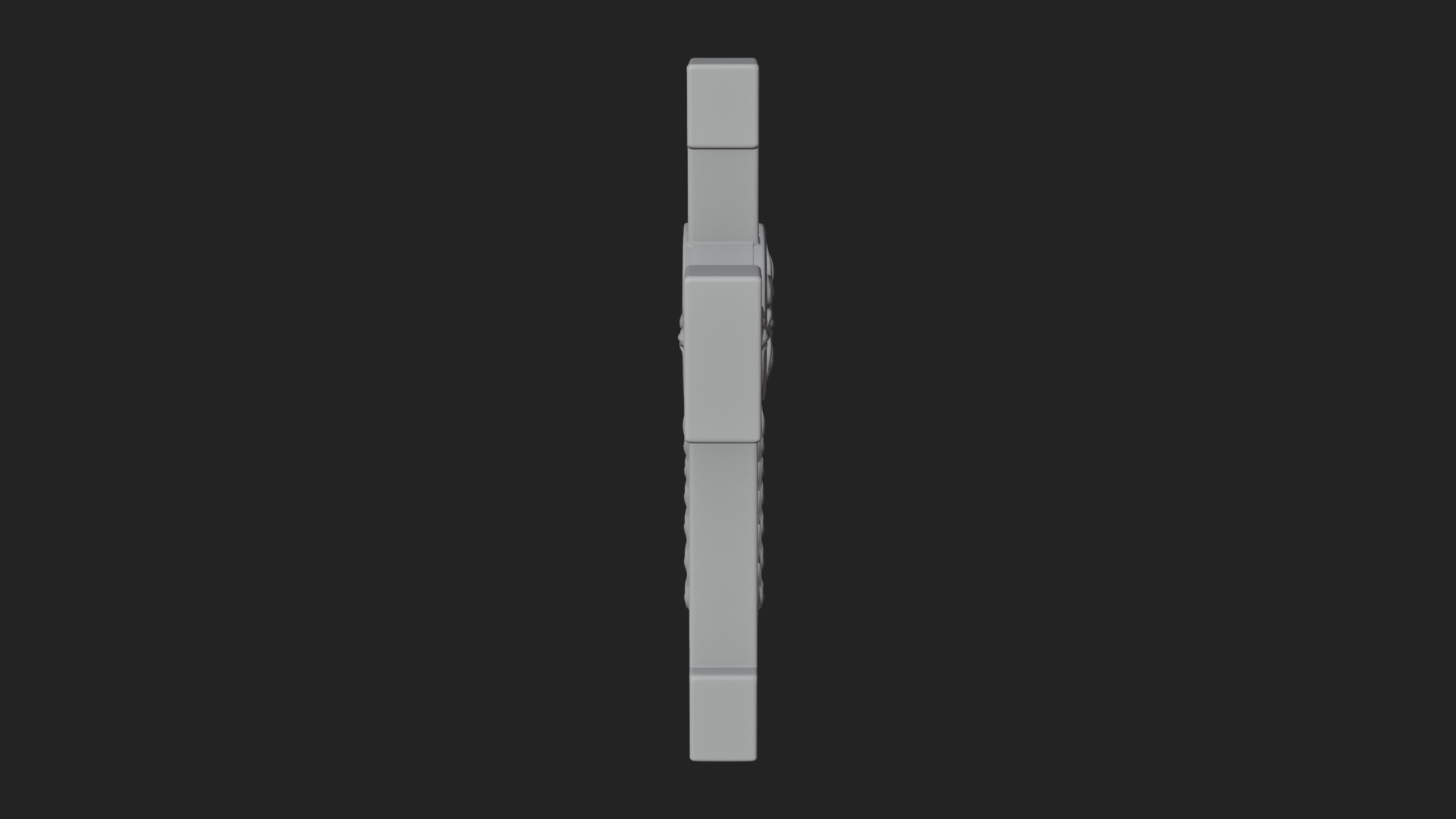 Carved Relief Wall Cross Design 487 3D Print Model 3D Model