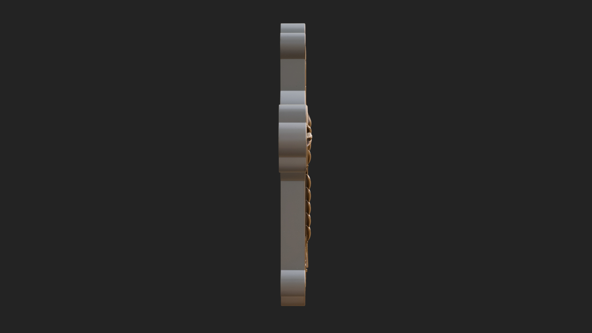 Carved Relief Wall Cross Design 488 3D Print Model 3D Model