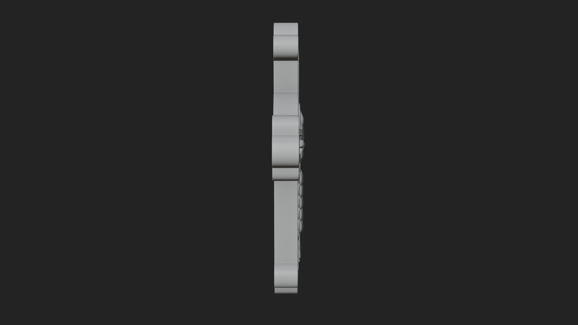 Carved Relief Wall Cross Design 488 3D Print Model 3D Model