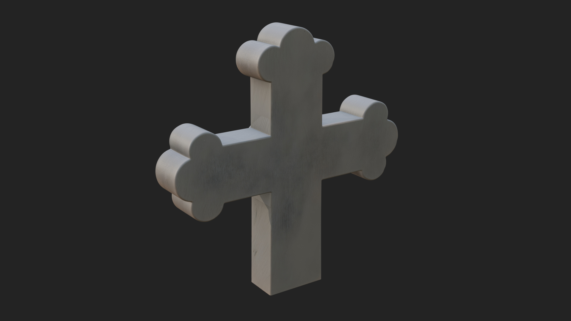 Carved Relief Wall Cross Design 49 3D Print Model 3D Model