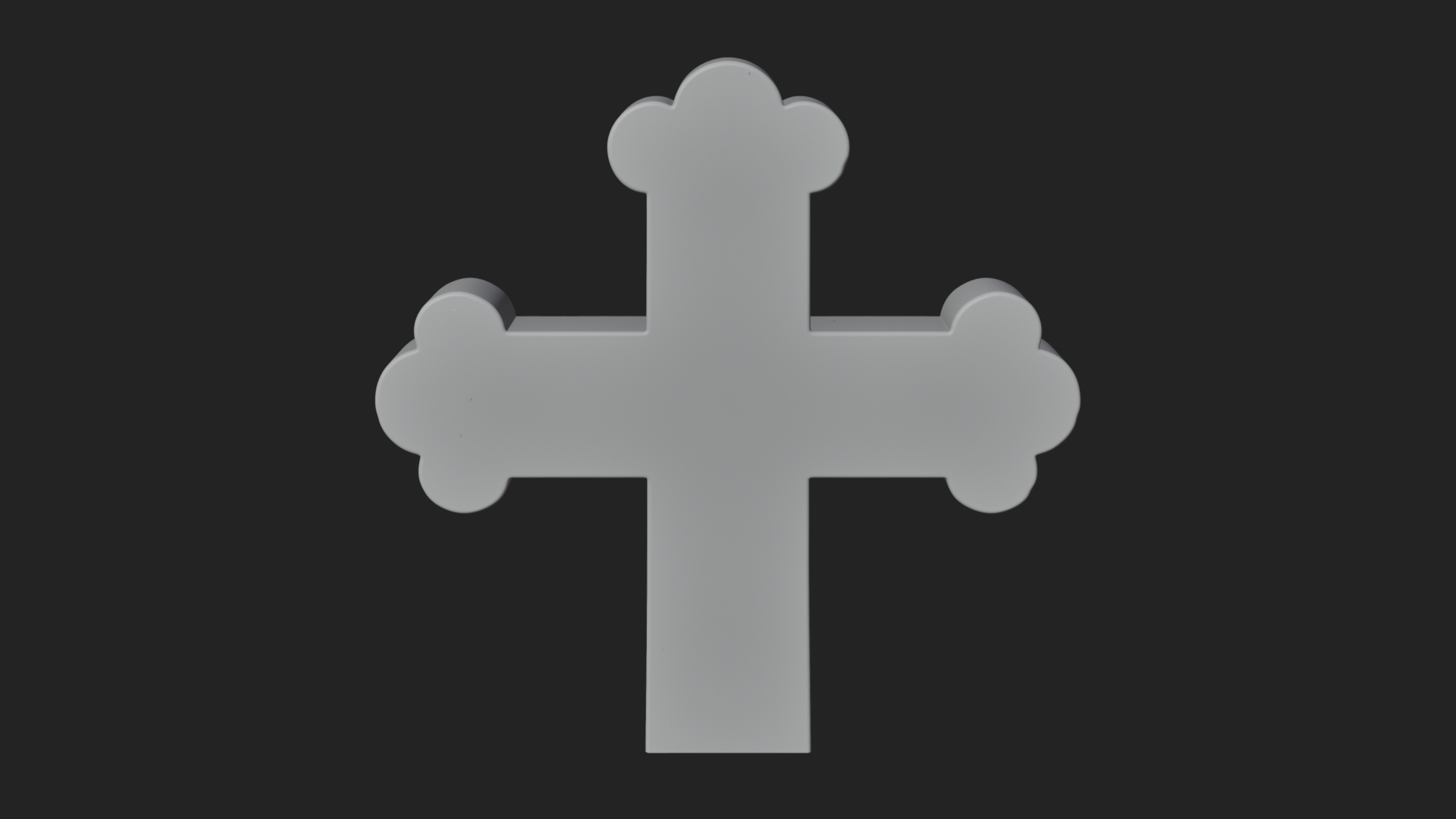 Carved Relief Wall Cross Design 49 3D Print Model 3D Model