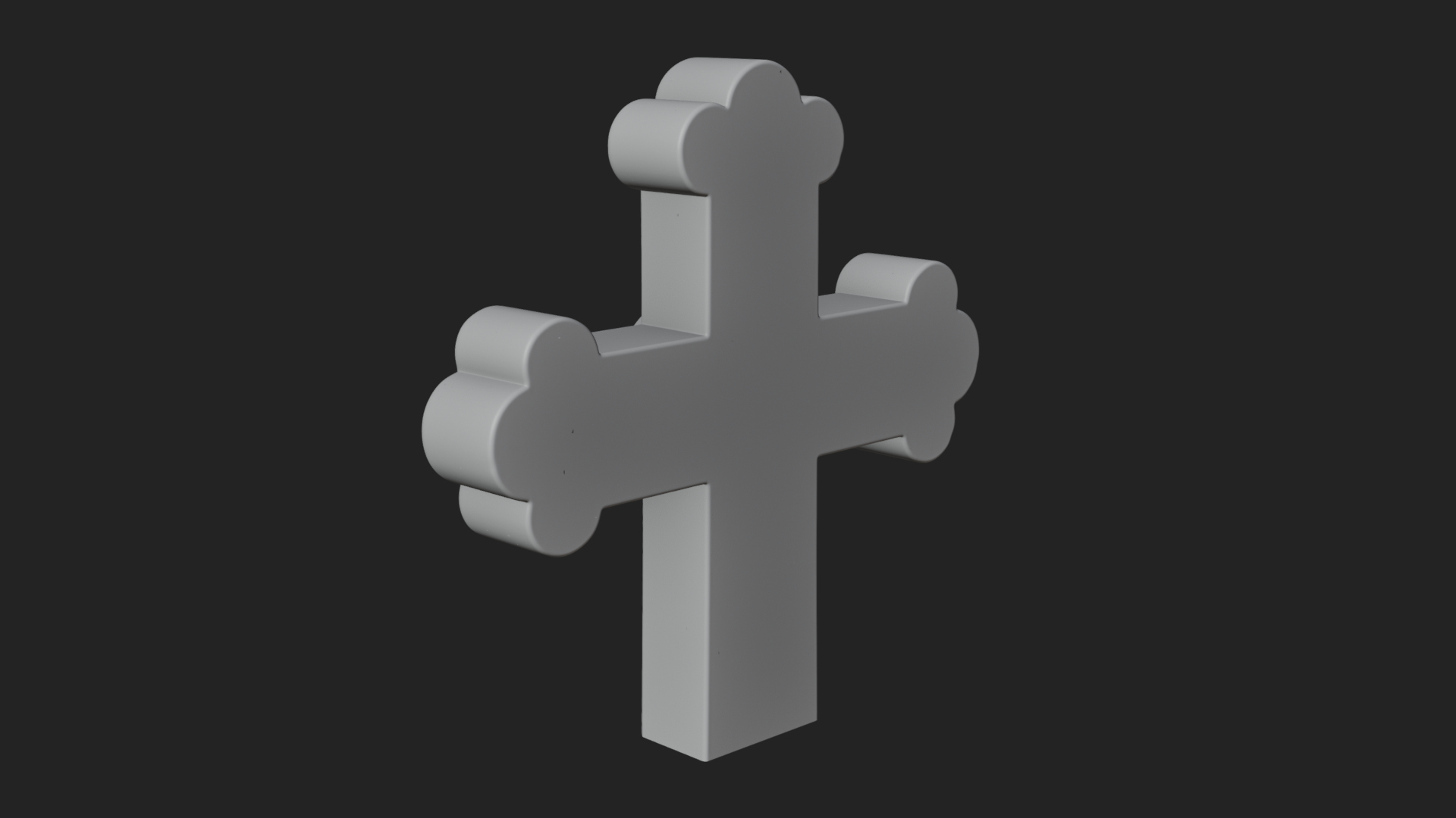 Carved Relief Wall Cross Design 49 3D Print Model 3D Model