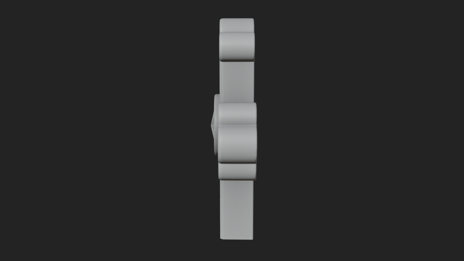 Carved Relief Wall Cross Design 49 3D Print Model 3D Model
