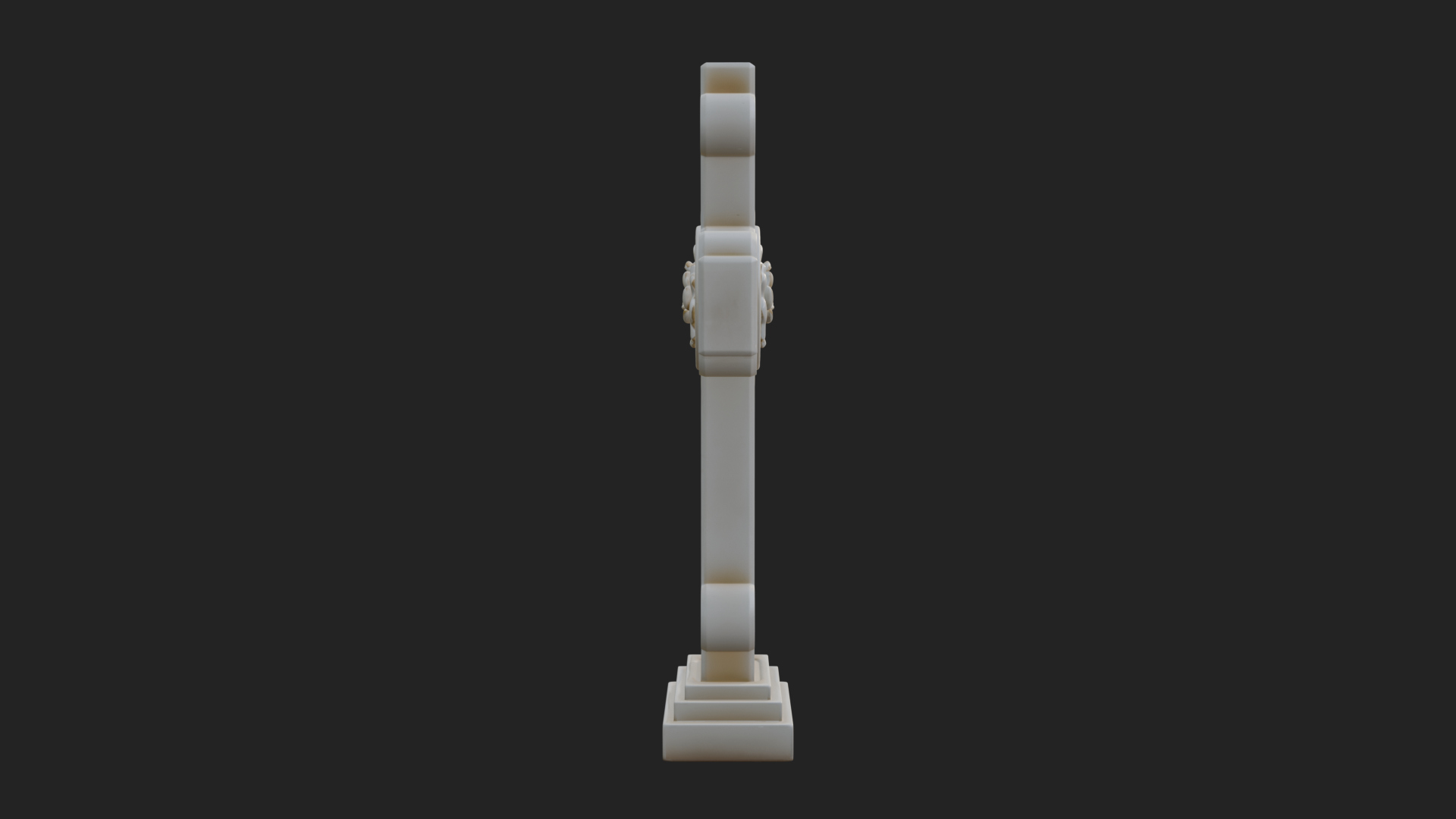Carved Relief Wall Cross Design 491 3D Print Model 3D Model