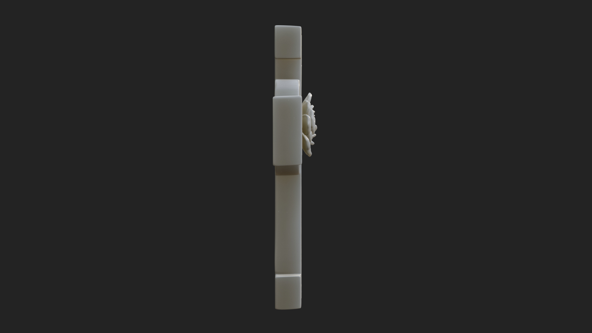 Carved Relief Wall Cross Design 492 3D Print Model 3D Model