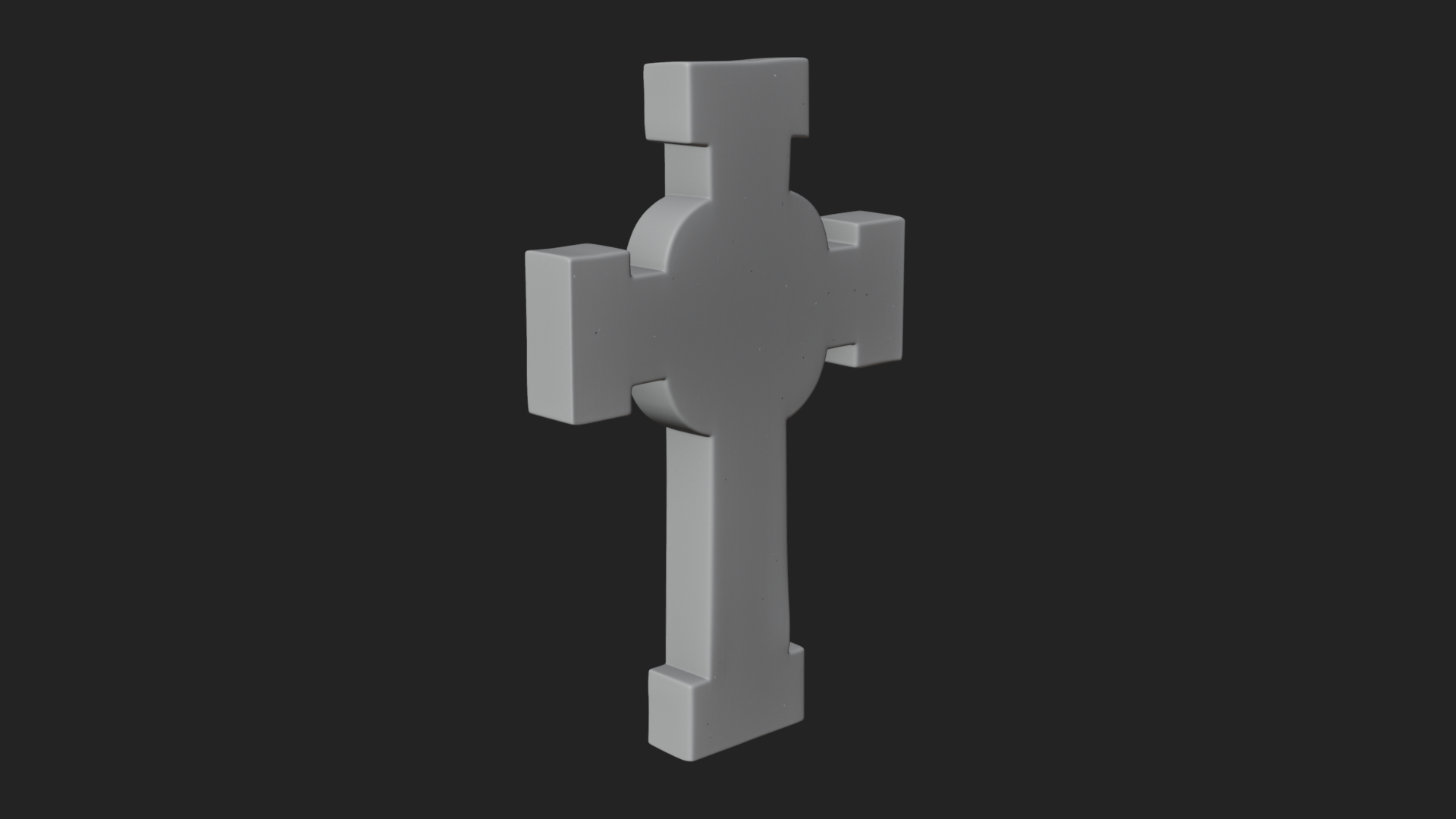 Carved Relief Wall Cross Design 492 3D Print Model 3D Model
