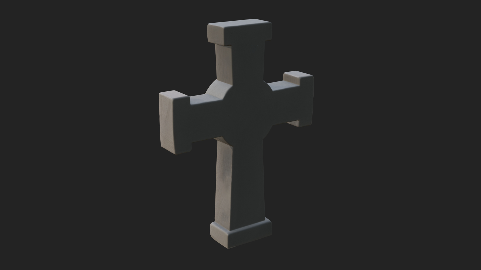 Carved Relief Wall Cross Design 493 3D Print Model 3D Model