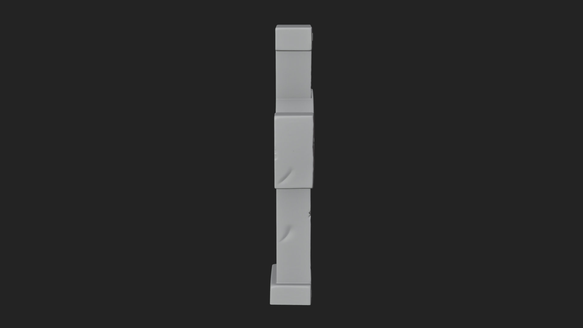 Carved Relief Wall Cross Design 493 3D Print Model 3D Model