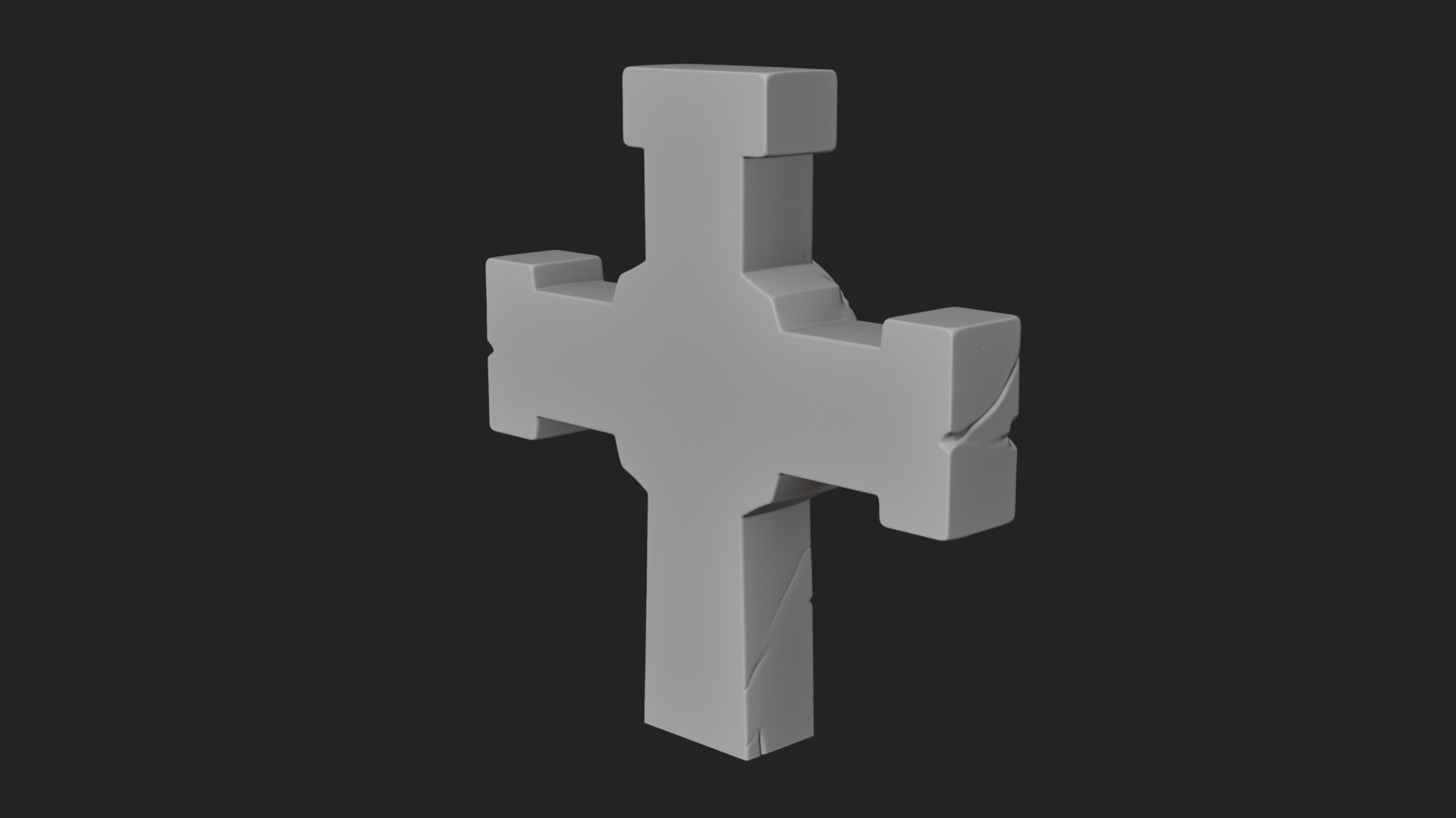 Carved Relief Wall Cross Design 495 3D Print Model 3D Model