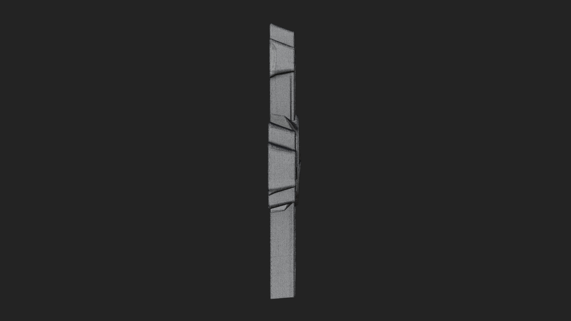 Carved Relief Wall Cross Design 497 3D Print Model 3D Model
