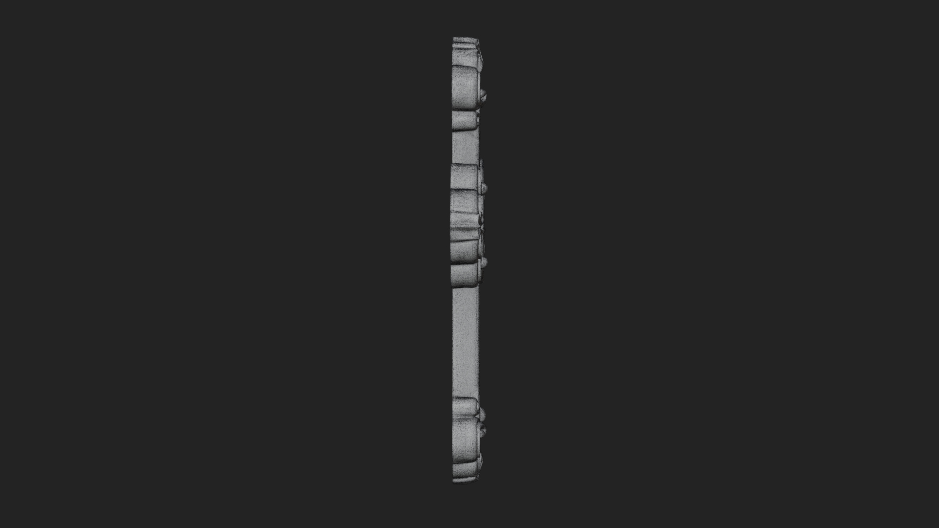 Carved Relief Wall Cross Design 50 3D Print Model 3D Model