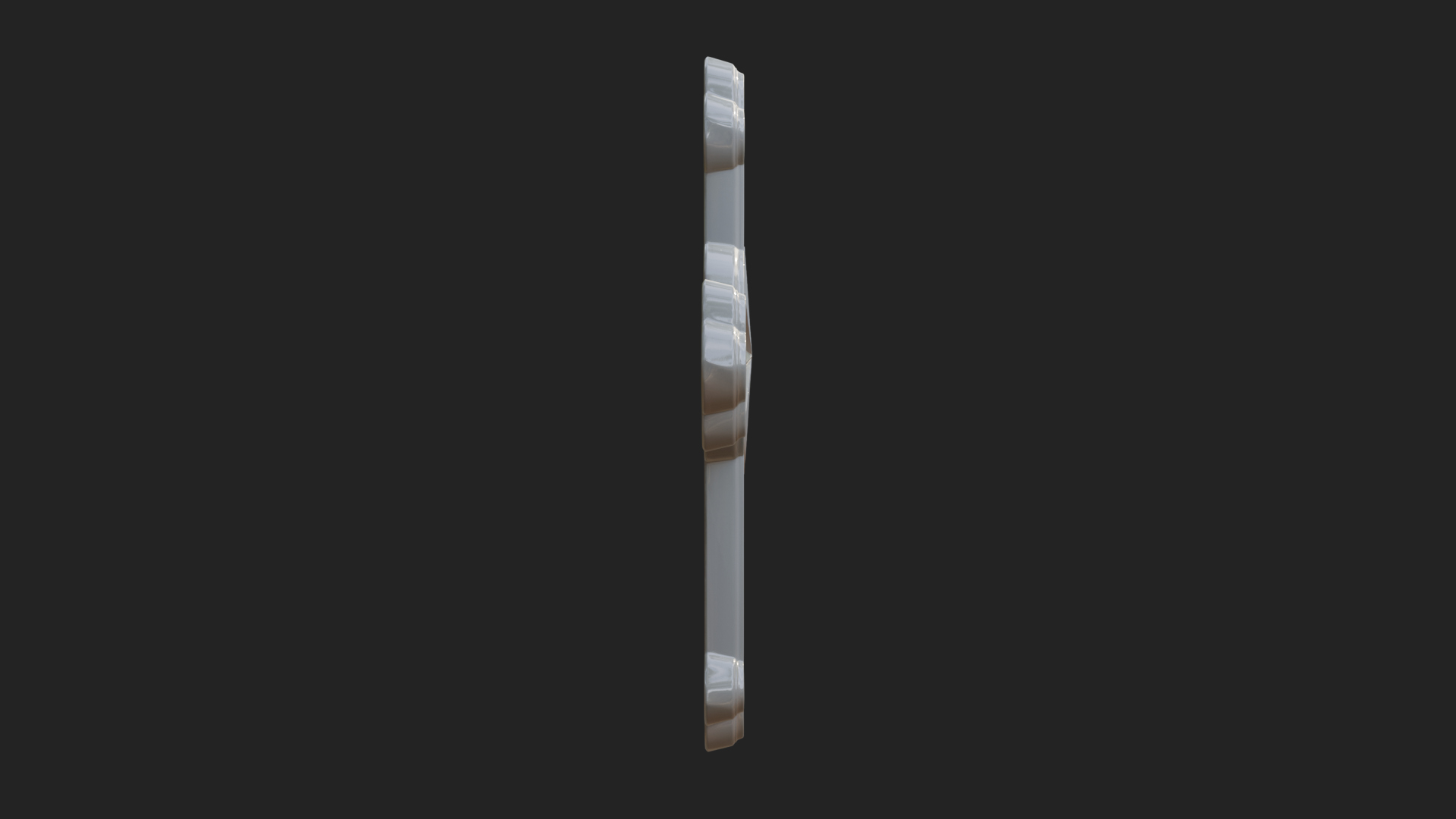 Carved Relief Wall Cross Design 500 3D Print Model 3D Model