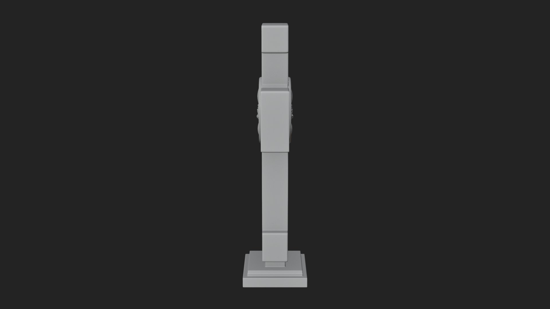 Carved Relief Wall Cross Design 501 3D Print Model 3D Model