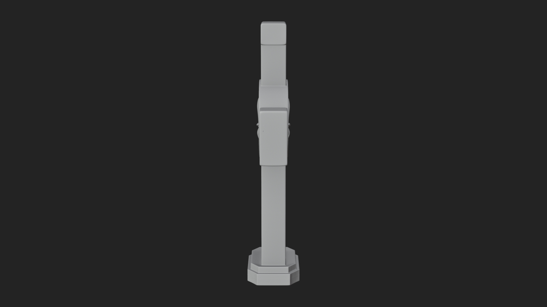 Carved Relief Wall Cross Design 503 3D Print Model 3D Model