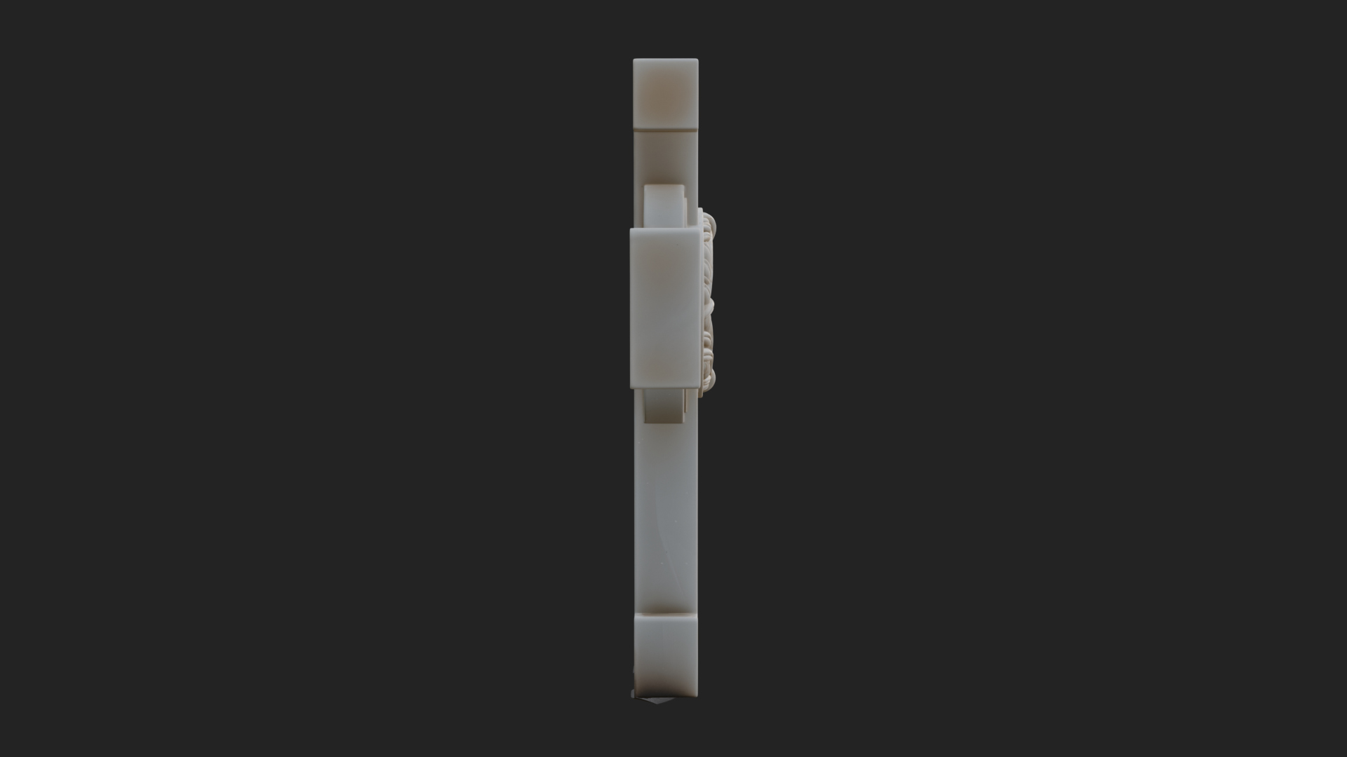 Carved Relief Wall Cross Design 506 3D Print Model 3D Model