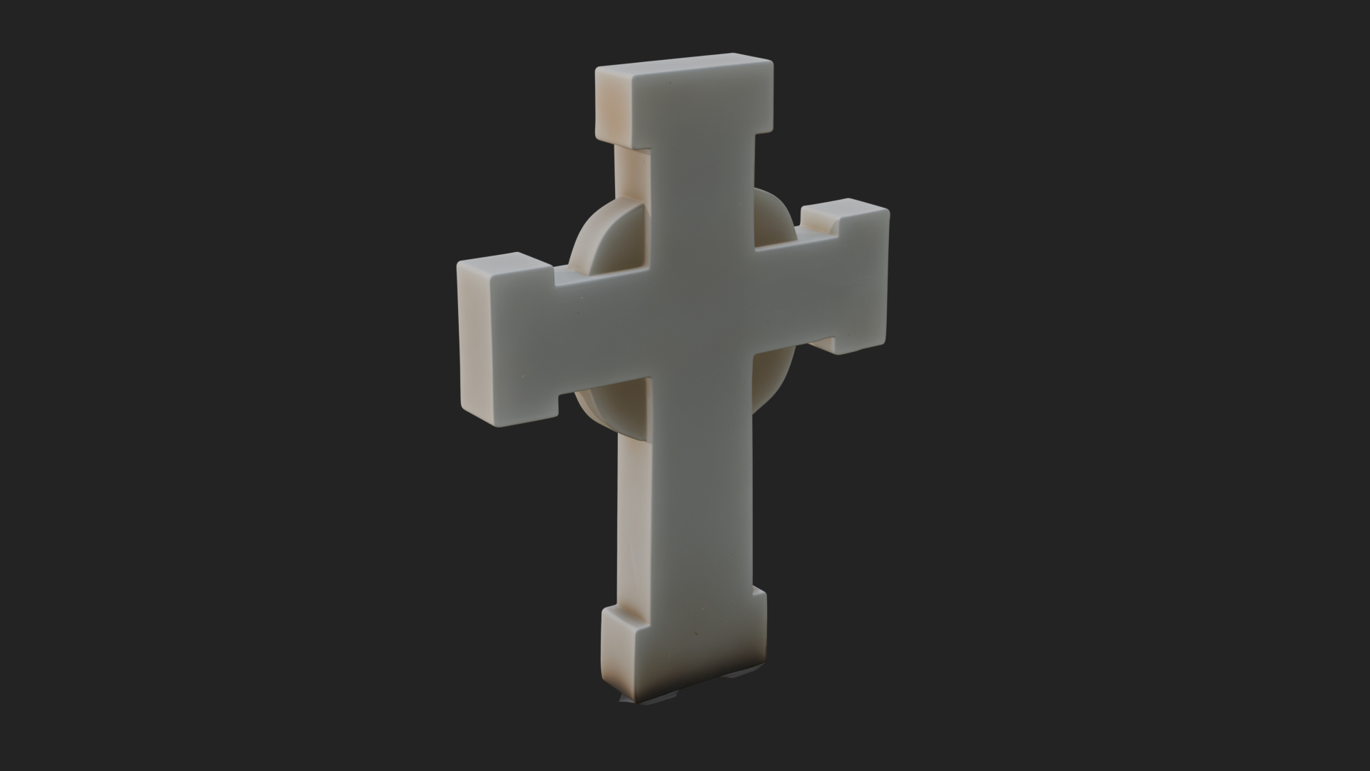 Carved Relief Wall Cross Design 506 3D Print Model 3D Model