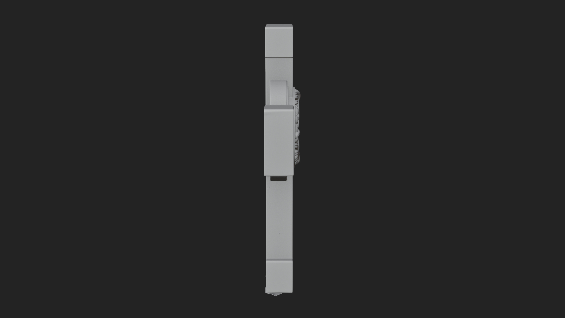 Carved Relief Wall Cross Design 506 3D Print Model 3D Model