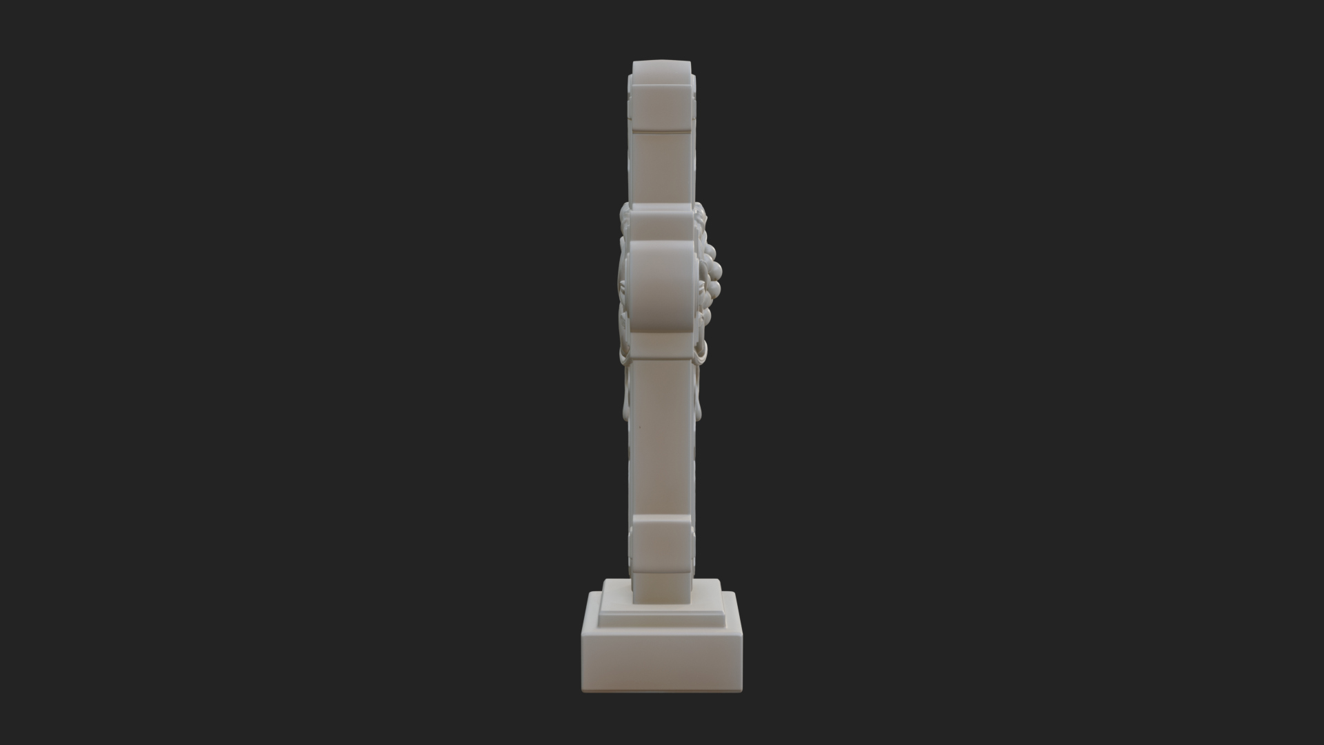 Carved Relief Wall Cross Design 507 3D Print Model 3D Model