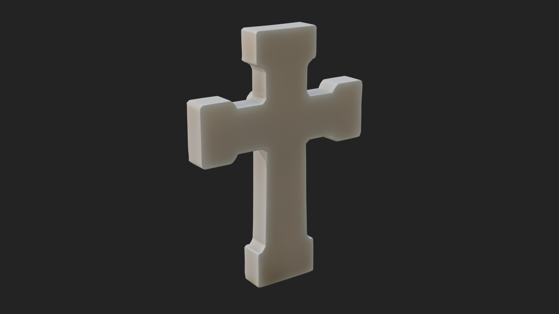 Carved Relief Wall Cross Design 508 3D Print Model 3D Model