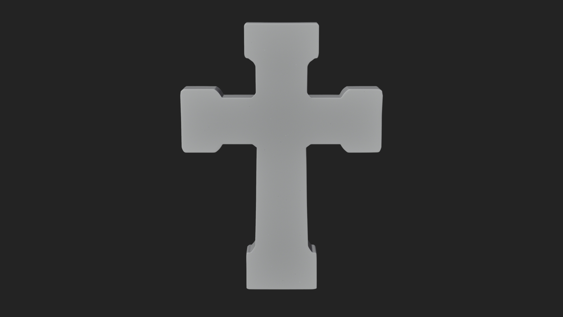 Carved Relief Wall Cross Design 508 3D Print Model 3D Model