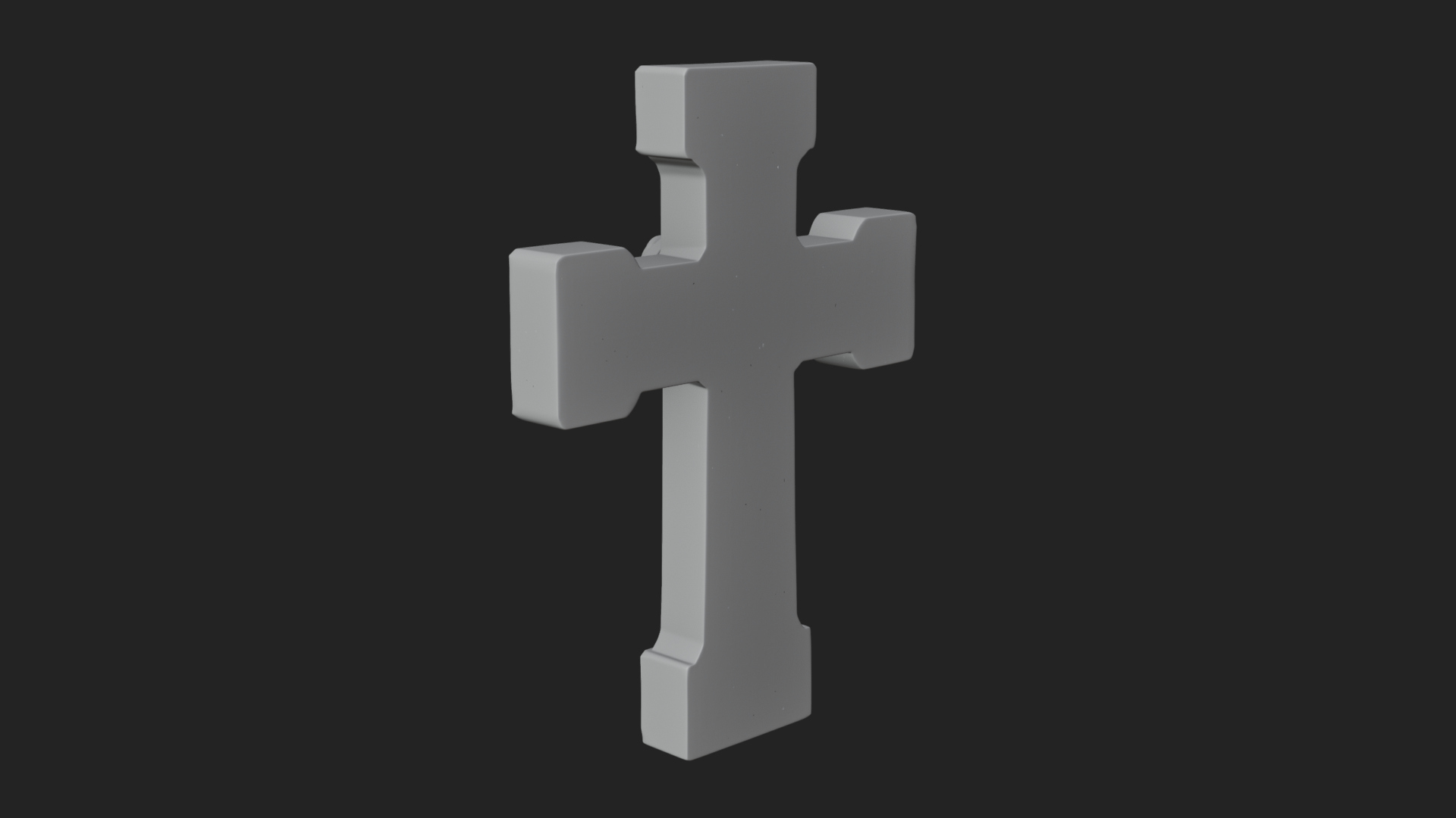 Carved Relief Wall Cross Design 508 3D Print Model 3D Model