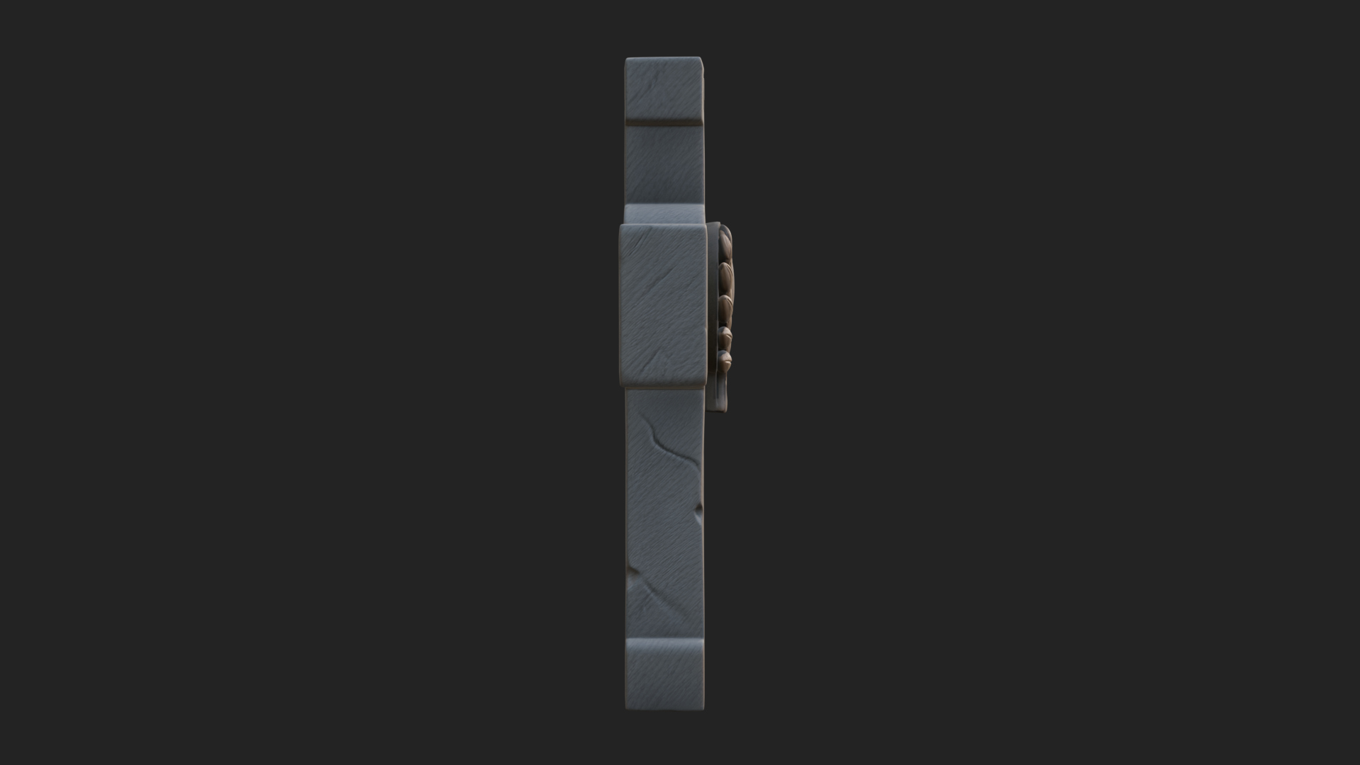 Carved Relief Wall Cross Design 509 3D Print Model 3D Model