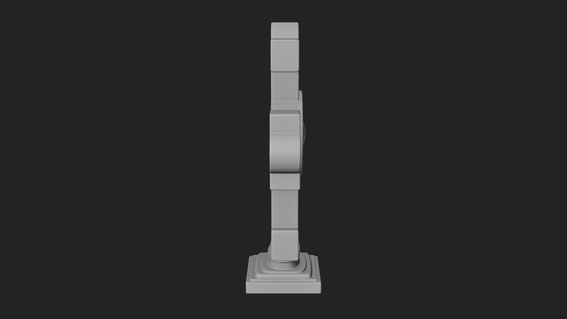Carved Relief Wall Cross Design 51 3D Print Model 3D Model