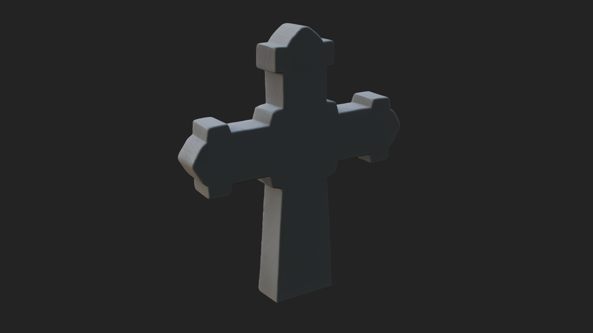 Carved Relief Wall Cross Design 510 3D Print Model 3D Model