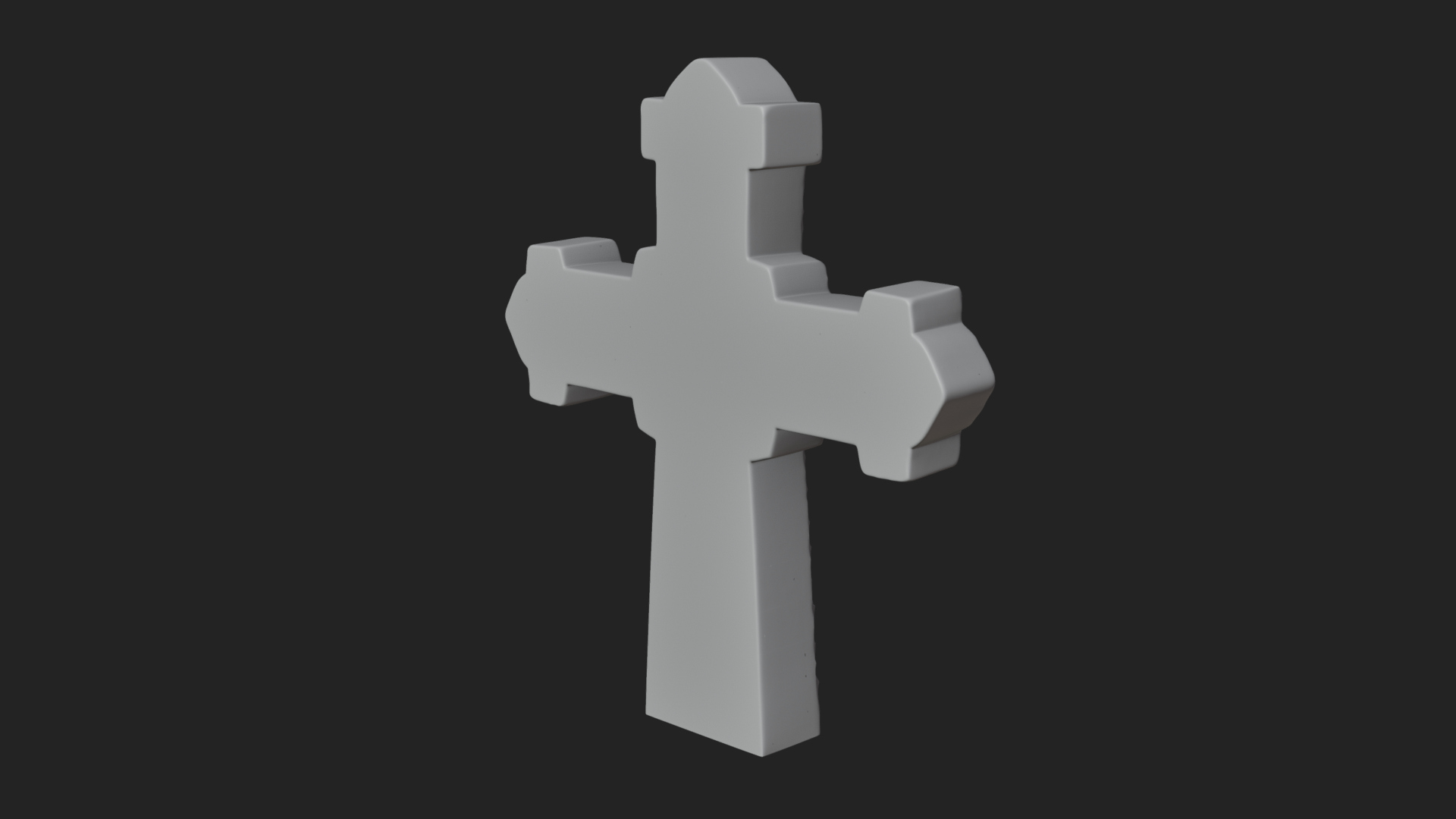 Carved Relief Wall Cross Design 510 3D Print Model 3D Model