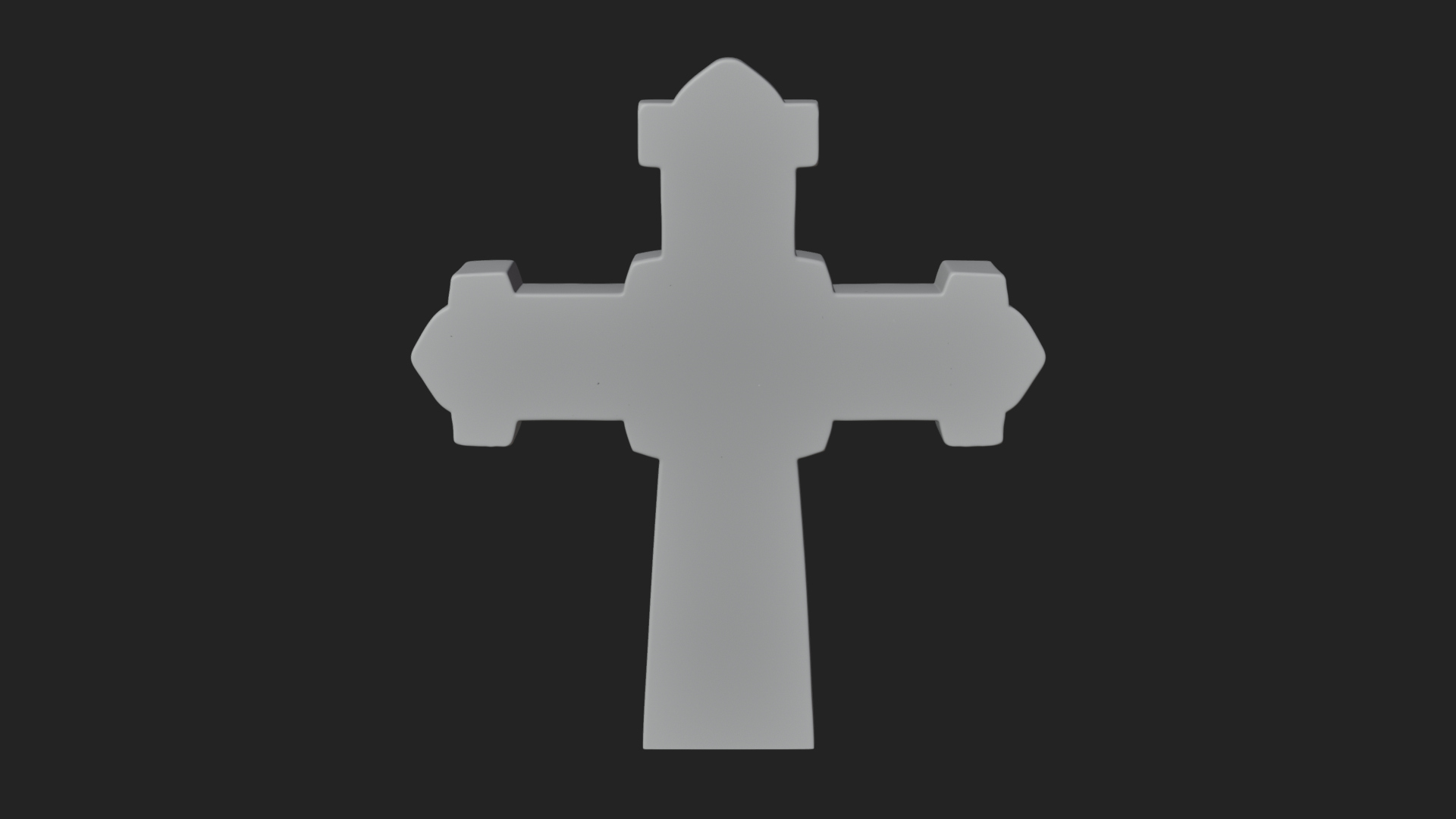 Carved Relief Wall Cross Design 510 3D Print Model 3D Model