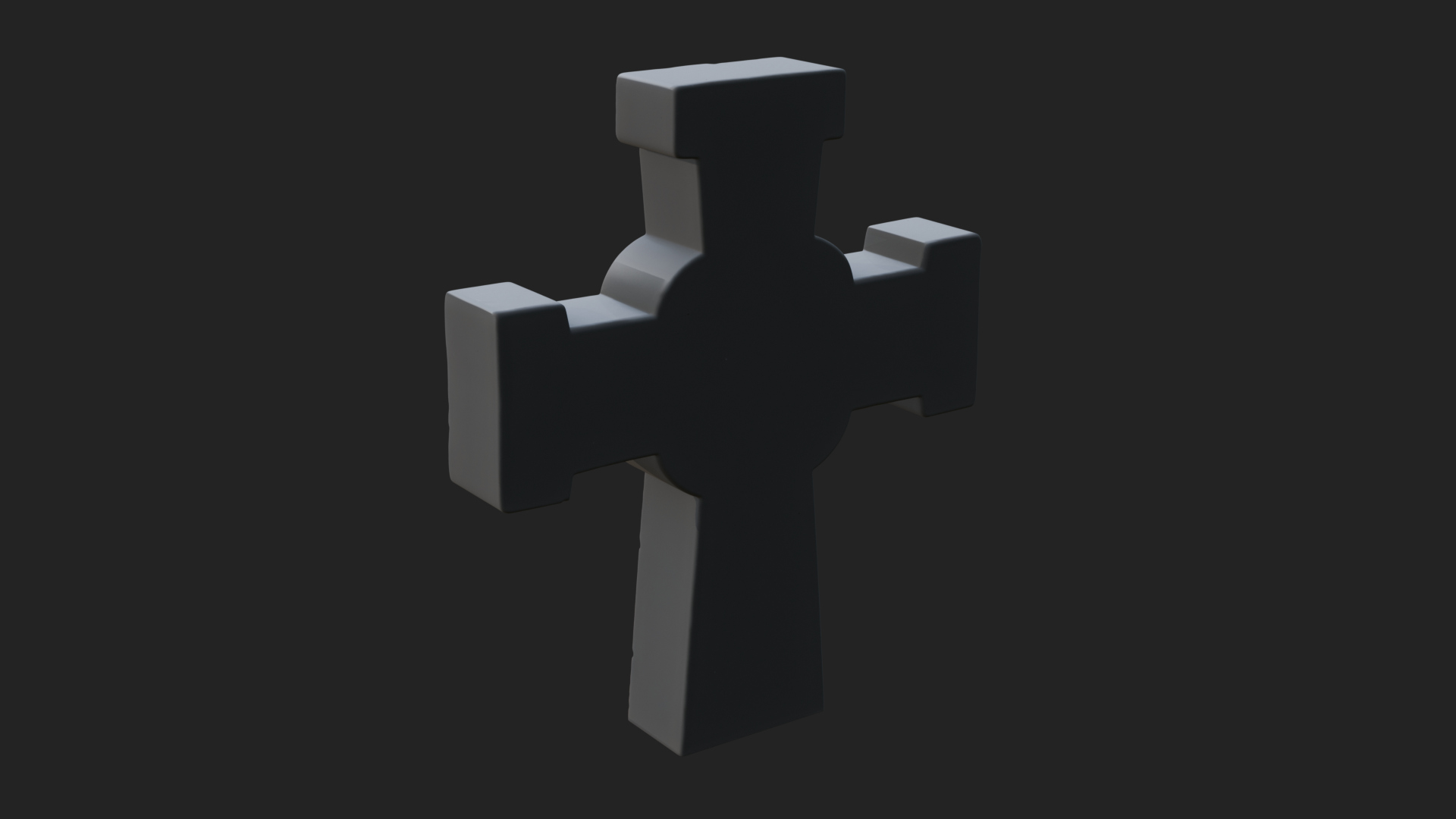Carved Relief Wall Cross Design 511 3D Print Model 3D Model