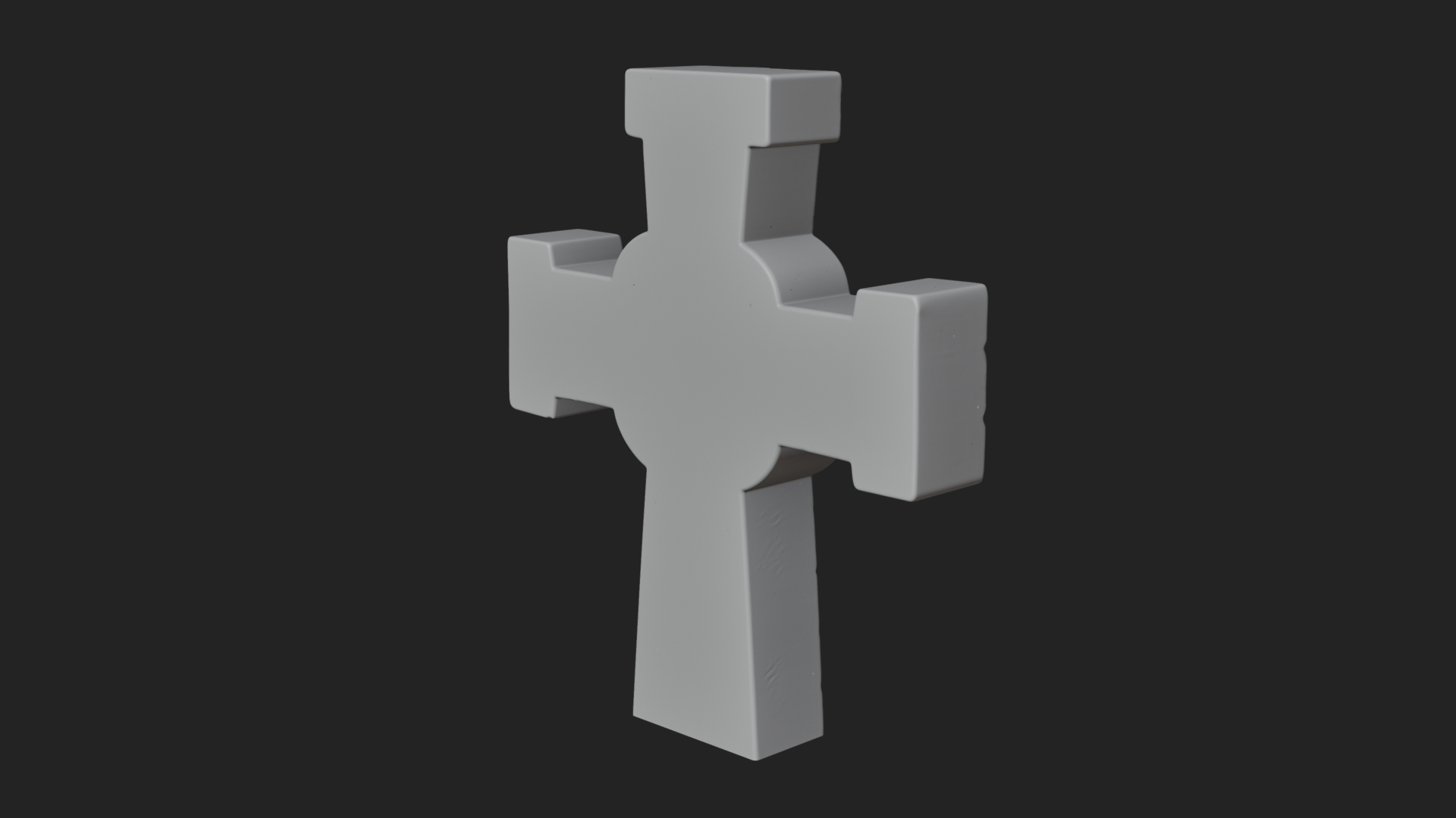 Carved Relief Wall Cross Design 511 3D Print Model 3D Model
