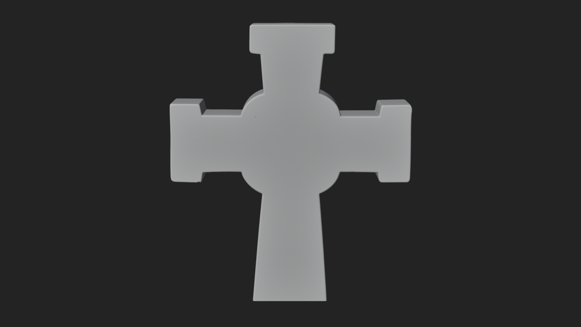 Carved Relief Wall Cross Design 511 3D Print Model 3D Model