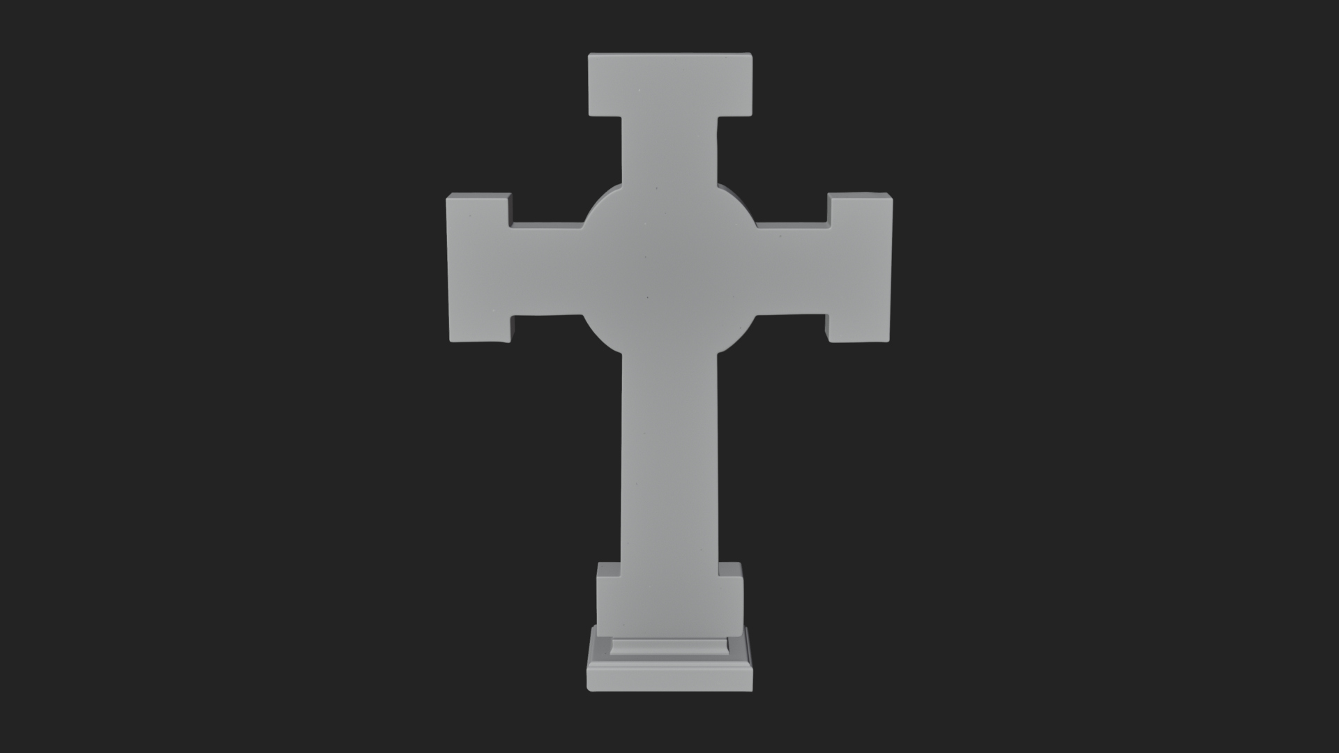 Carved Relief Wall Cross Design 516 3D Print Model 3D Model