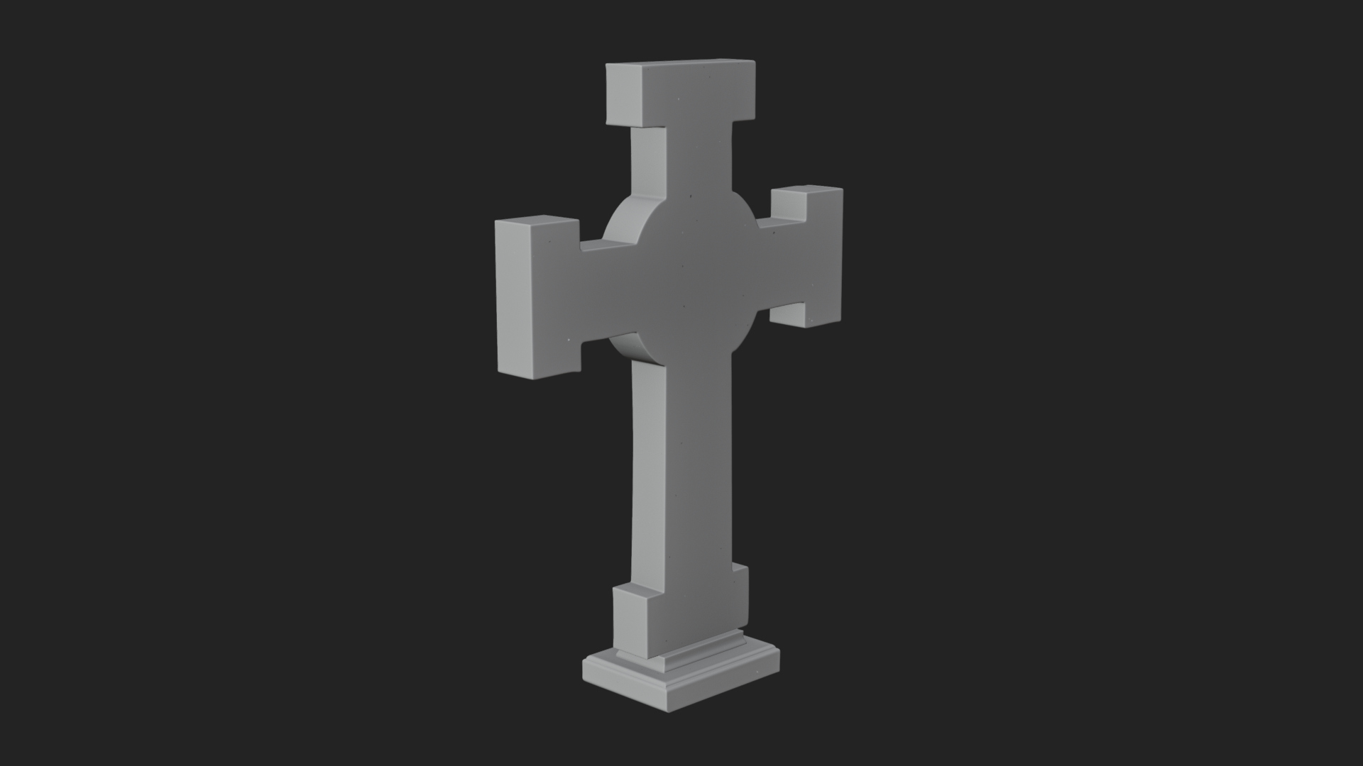Carved Relief Wall Cross Design 516 3D Print Model 3D Model