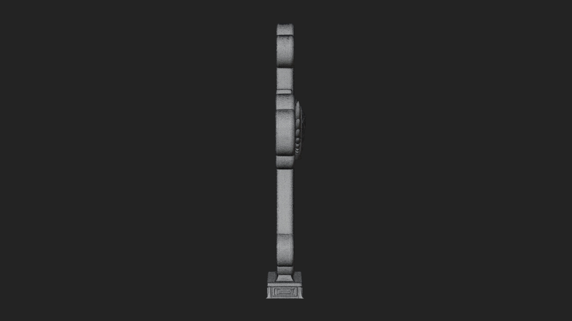 Carved Relief Wall Cross Design 517 3D Print Model 3D Model