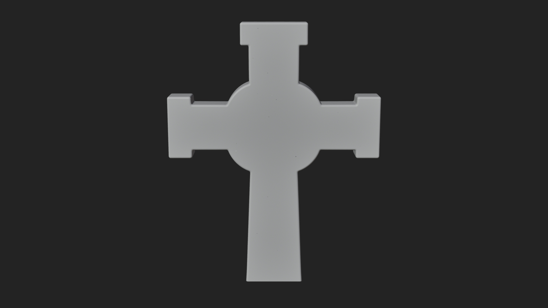Carved Relief Wall Cross Design 518 3D Print Model 3D Model