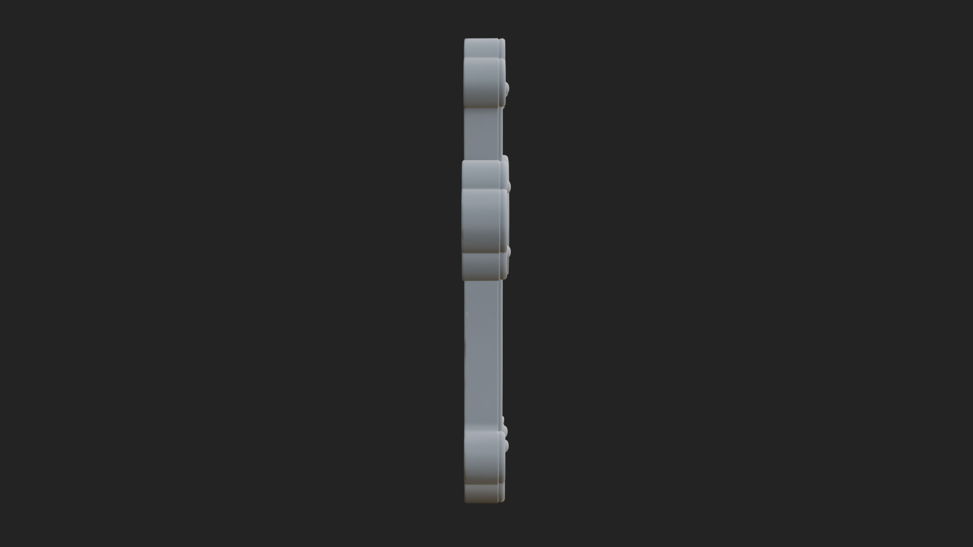 Carved Relief Wall Cross Design 52 3D Print Model 3D Model