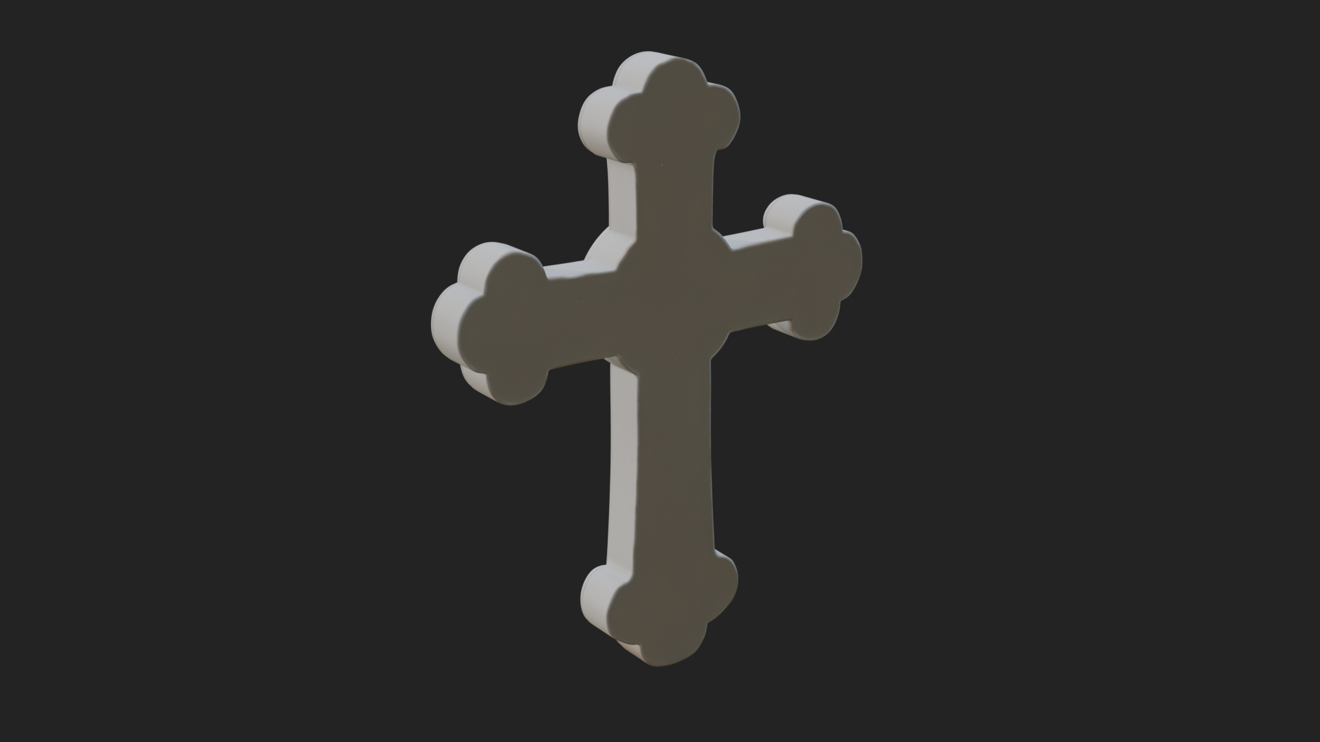 Carved Relief Wall Cross Design 52 3D Print Model 3D Model