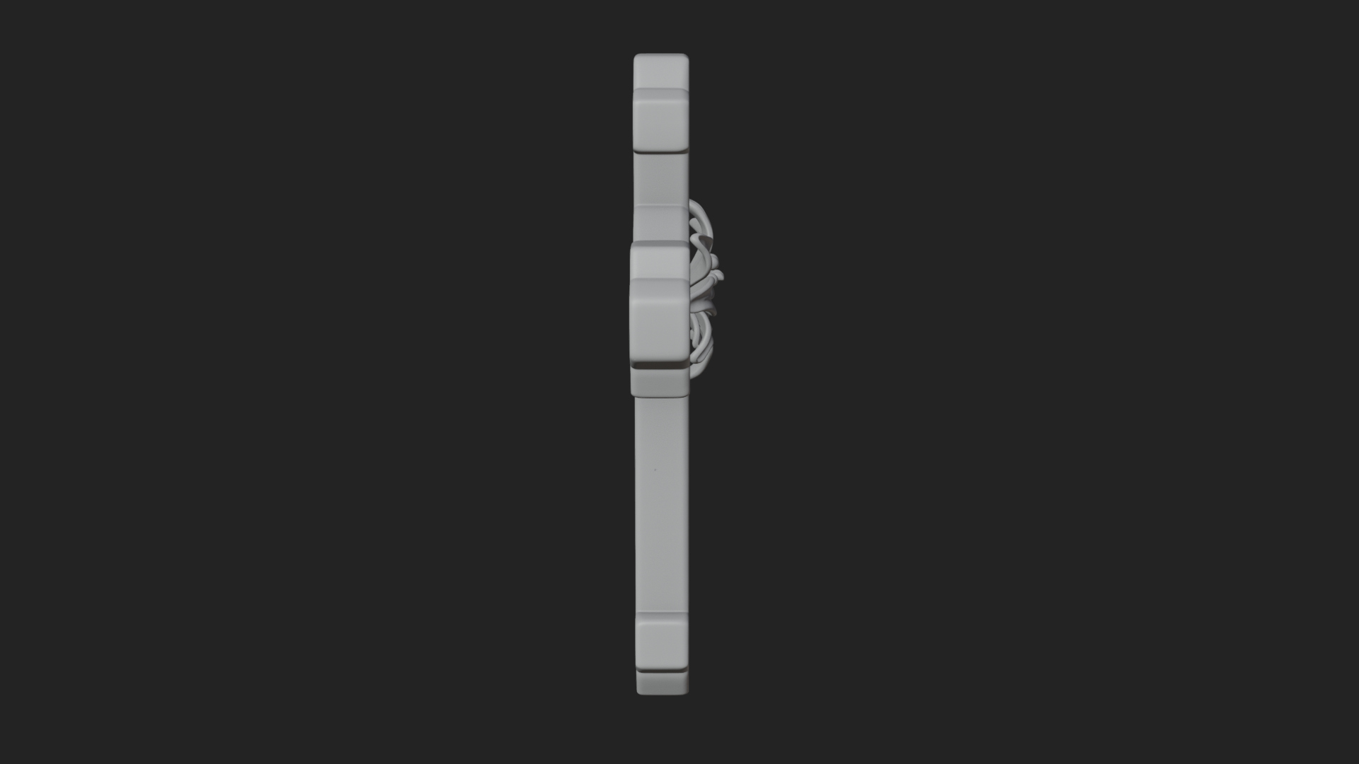 Carved Relief Wall Cross Design 521 3D Print Model 3D Model