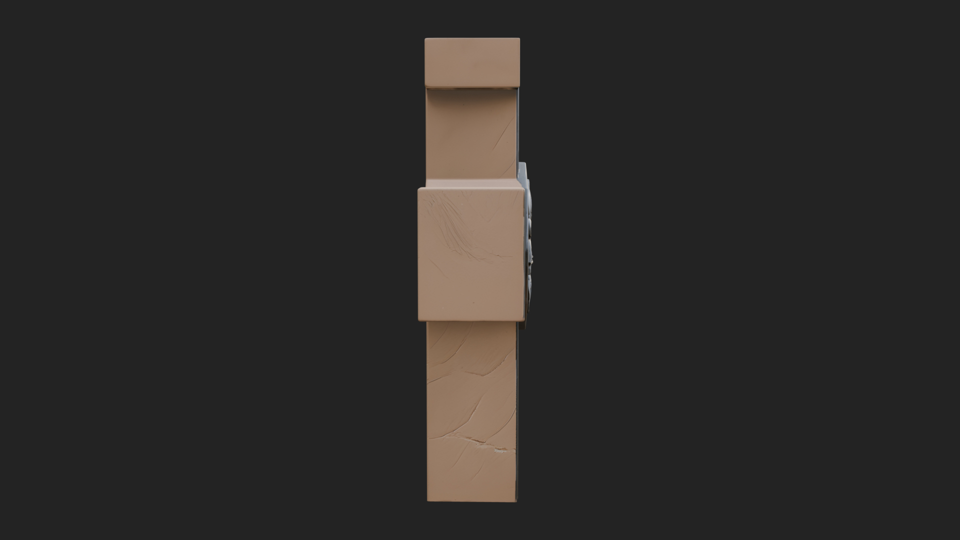 Carved Relief Wall Cross Design 527 3D Print Model 3D Model
