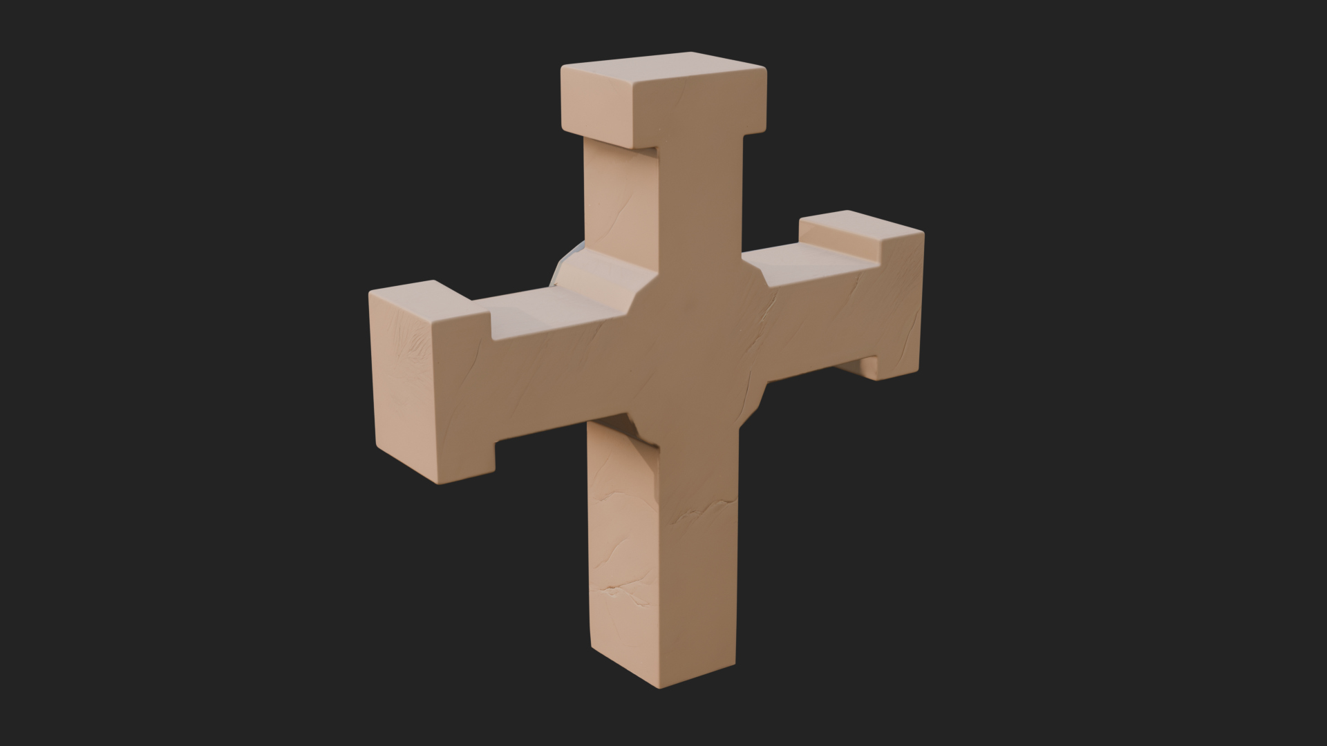 Carved Relief Wall Cross Design 527 3D Print Model 3D Model