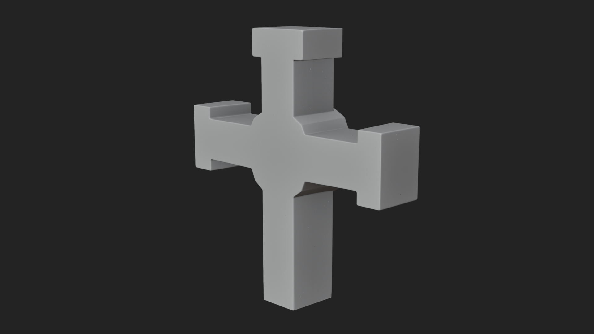 Carved Relief Wall Cross Design 527 3D Print Model 3D Model