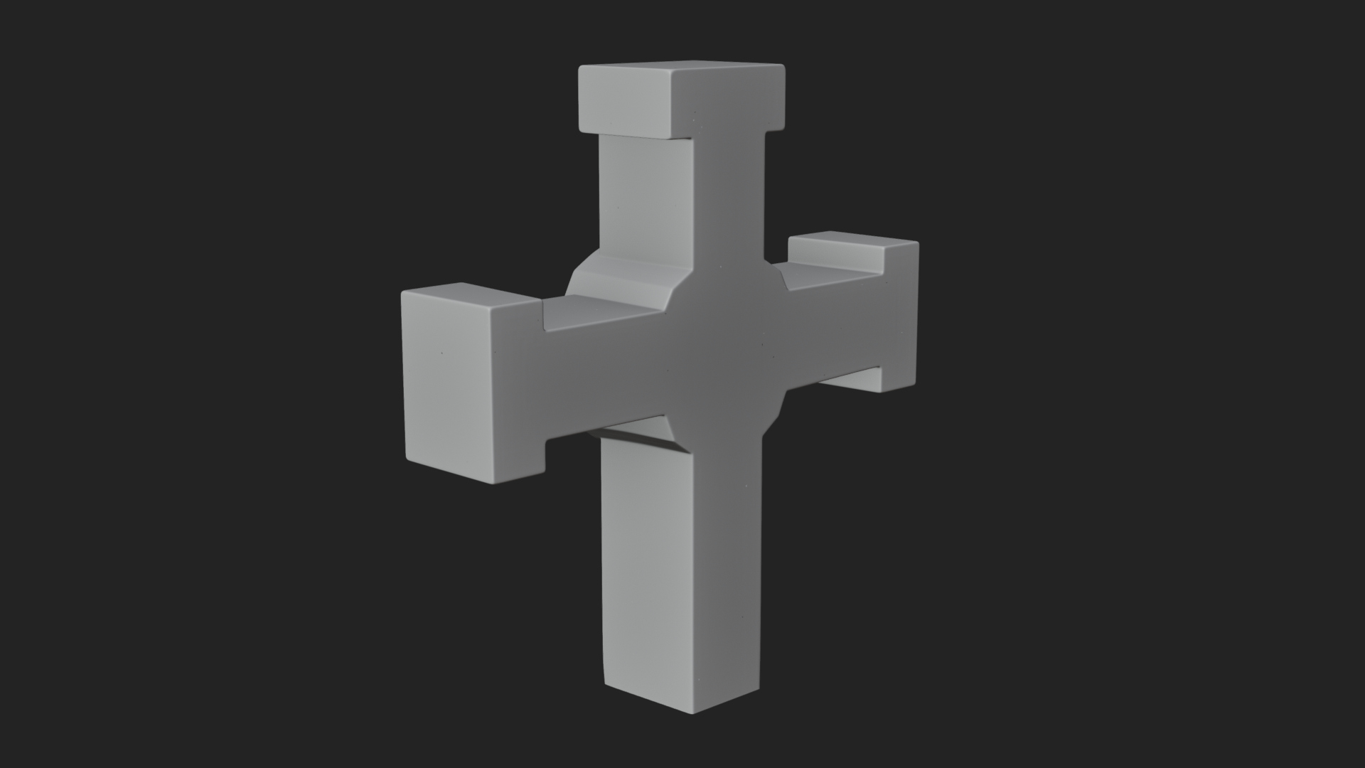 Carved Relief Wall Cross Design 527 3D Print Model 3D Model