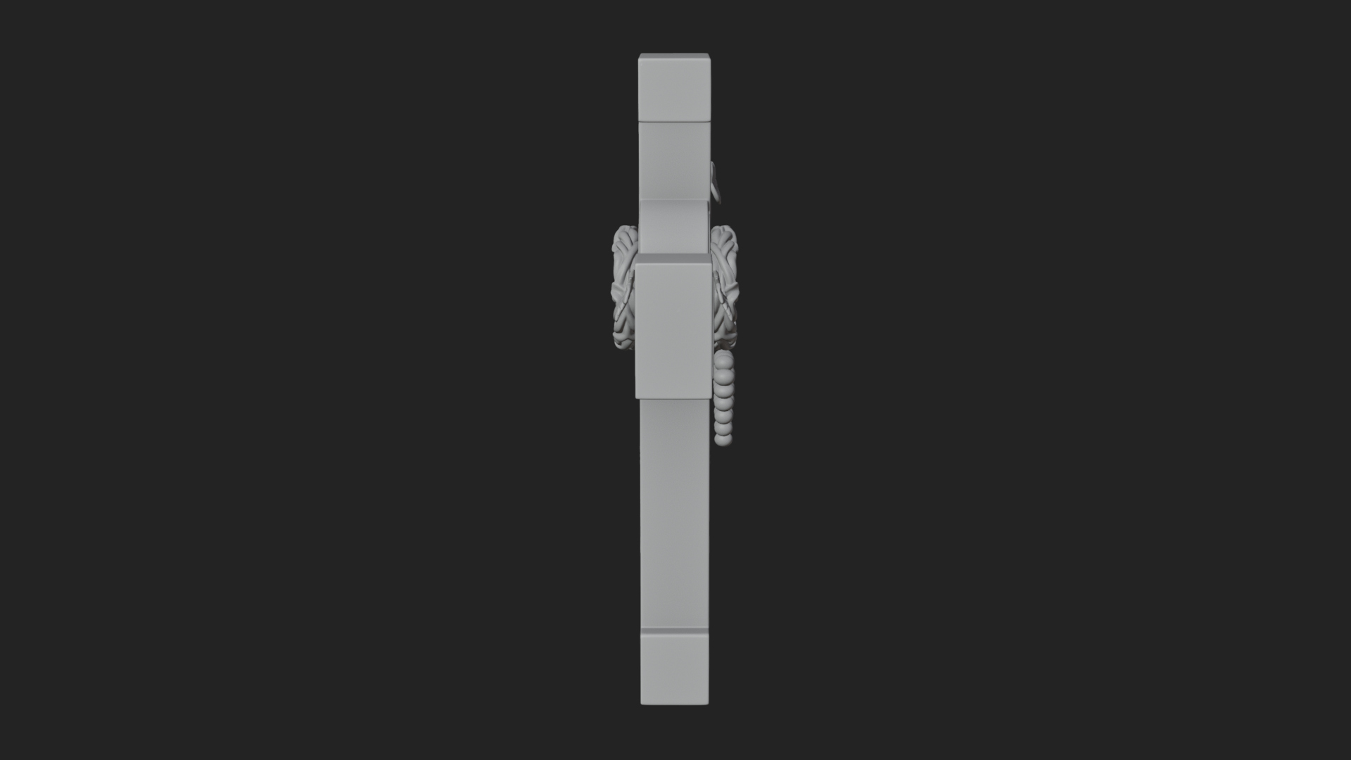 Carved Relief Wall Cross Design 529 3D Print Model 3D Model