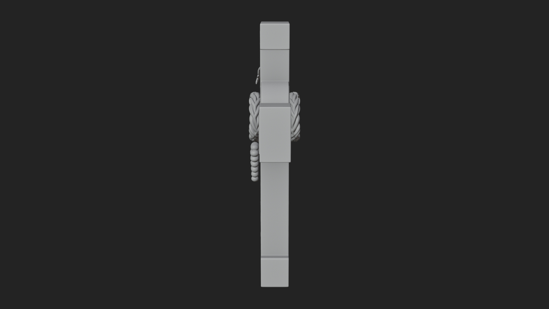 Carved Relief Wall Cross Design 529 3D Print Model 3D Model